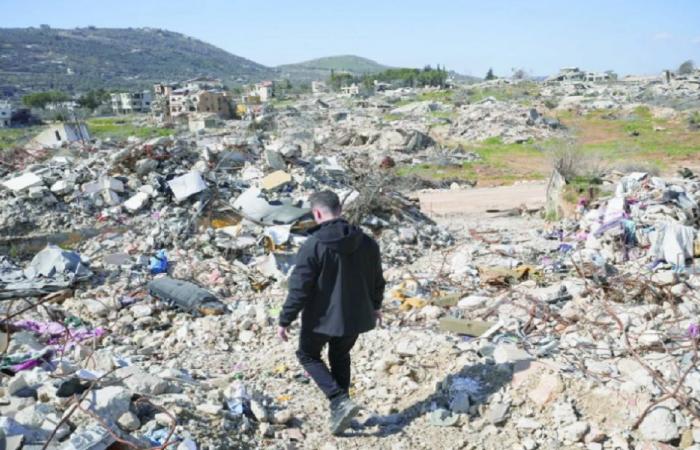 انتشال أشلاء ضحيتين في بنت جبيل