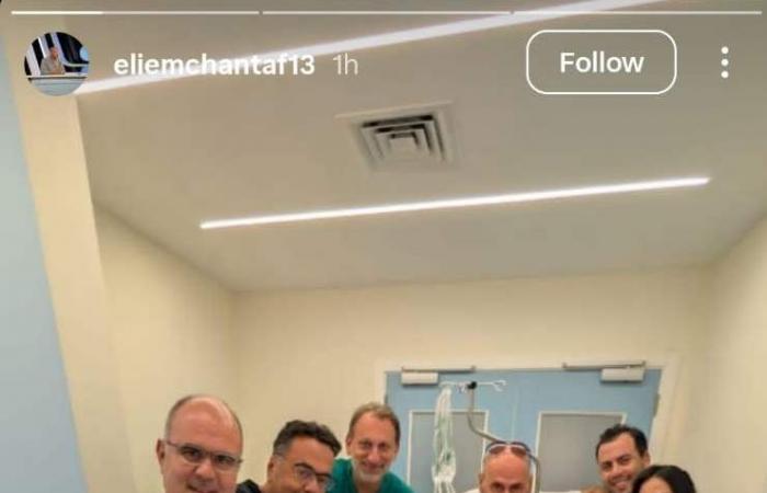 أوّل صورة لإيلي مشنتف بعد إصابته بأزمة قلبيّة... هذا وضعه الصحيّ