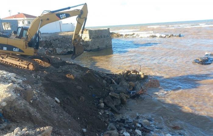 الأشغال: بدء إنشاء جسر موقت على معبر العريضة