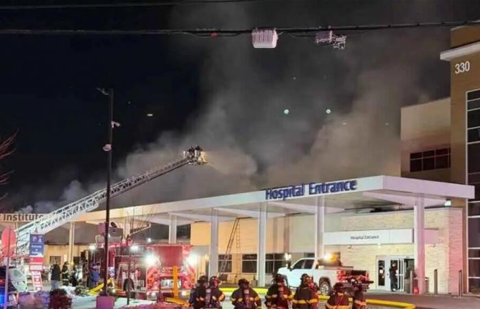 حريق ضخم يندلع في مستشفى ببنسلفانيا وإجلاء المرضى