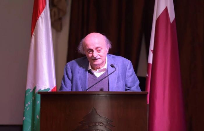 جنبلاط: إطلاق الصواريخ لن يجلب علينا إلا الخراب والدمار