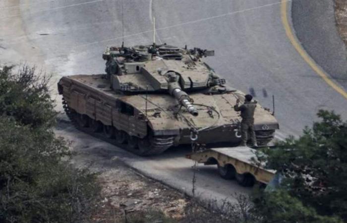 استهداف دبابة ميركافا في القوزح الحدودية