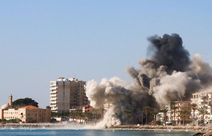 تفجير مبان في شمع والناقورة والبياضة وطيردبا