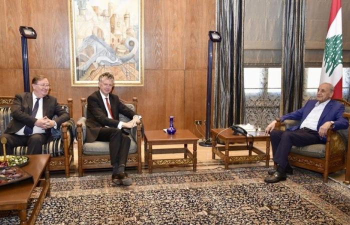 بري استقبل مستشار الأمن القومي البريطاني… وهذا ما جرى عرضه