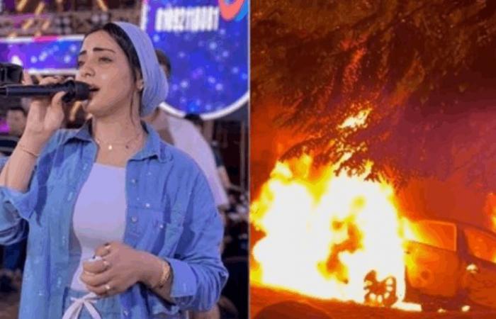 احتراق سيارة فنانة مصرية.. وهكذا علّقت (صورة)